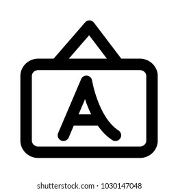 frame board text 