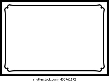 Frame border beautiful vector vintage isolated