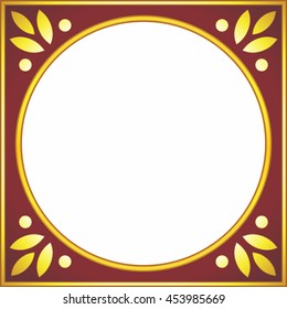 Frame border beautiful vector vintage isolated