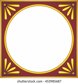 Frame border beautiful vector vintage isolated