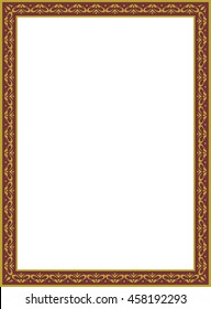 Frame border beautiful vector vintage isolated