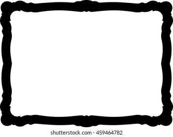 Frame border beautiful vector vintage isolated