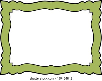 Frame border beautiful vector vintage isolated