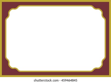 Frame border beautiful vector vintage isolated