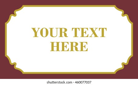 Frame border beautiful vector vintage isolated