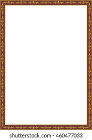 Frame border beautiful vector vintage isolated