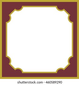 Frame border beautiful vector vintage isolated