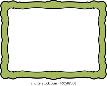 Frame border beautiful vector vintage isolated