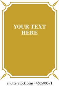 Frame border beautiful vector vintage isolated
