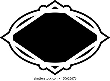 Frame border beautiful vector vintage isolated