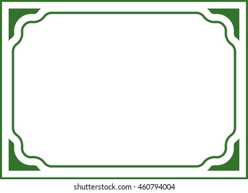 Frame border beautiful vector vintage isolated