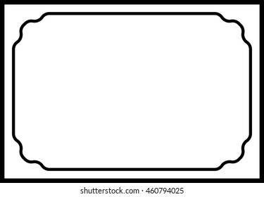 Frame border beautiful vector vintage isolated