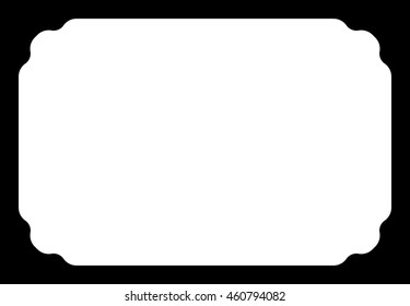 Frame border beautiful vector vintage isolated
