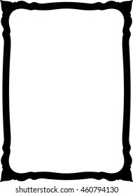Frame border beautiful vector vintage isolated