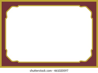 Frame border beautiful vector vintage isolated