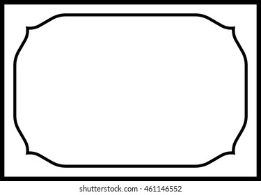Frame border beautiful vector vintage isolated