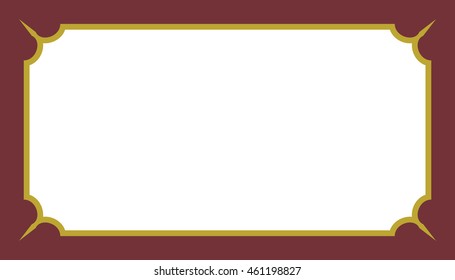 Frame border beautiful vector vintage isolated