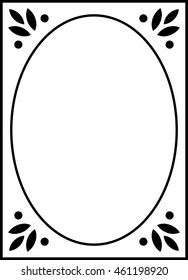 Frame border beautiful vector vintage isolated
