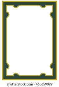 Frame border beautiful vector vintage isolated