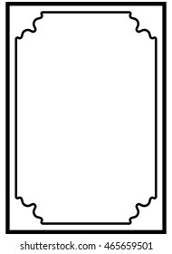 Frame border beautiful vector vintage isolated