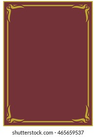 Frame border beautiful vector vintage isolated