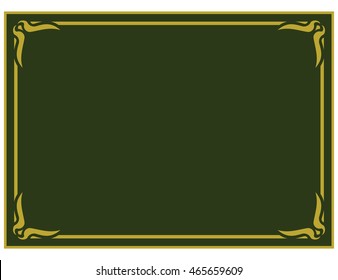 Frame border beautiful vector vintage isolated