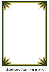 Frame border beautiful vector vintage isolated
