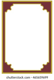 Frame border beautiful vector vintage isolated