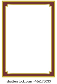 Frame border beautiful vector vintage isolated