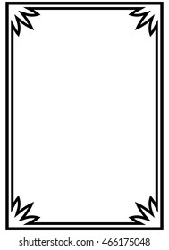 Frame border beautiful vector vintage isolated