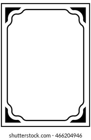 Frame border beautiful vector vintage isolated