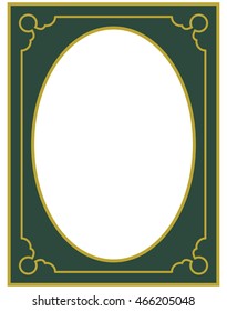 Frame border beautiful vector vintage isolated
