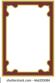 Frame border beautiful vector vintage isolated