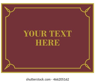 Frame border beautiful vector vintage isolated