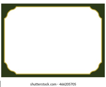 Frame border beautiful vector vintage isolated