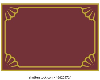Frame border beautiful vector vintage isolated