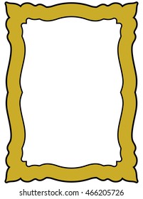 Frame border beautiful vector vintage isolated