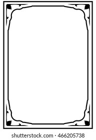 Frame border beautiful vector vintage isolated
