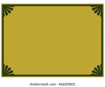 Frame border beautiful vector vintage isolated