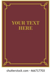 Frame border beautiful vector vintage isolated