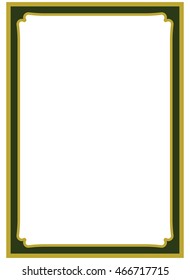Frame border beautiful vector vintage isolated