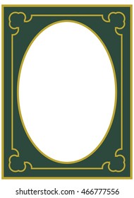 Frame border beautiful vector vintage isolated