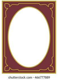 Frame border beautiful vector vintage isolated