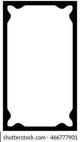 Frame border beautiful vector vintage isolated