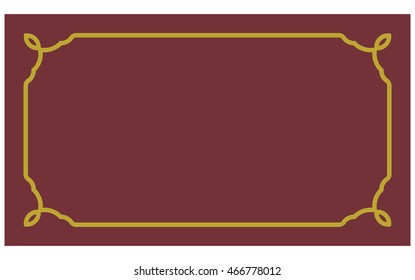 Frame border beautiful vector vintage isolated