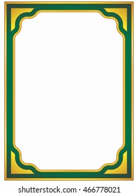Frame border beautiful vector vintage isolated