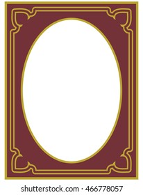 Frame border beautiful vector vintage isolated