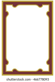 Frame border beautiful vector vintage isolated