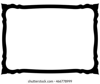 Frame border beautiful vector vintage isolated