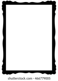 Frame border beautiful vector vintage isolated